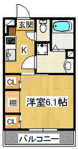 リブリ・フォンターナ 106｜千葉県船橋市海神町西1丁目(賃貸アパート1K・1階・21.53㎡)の写真 その2