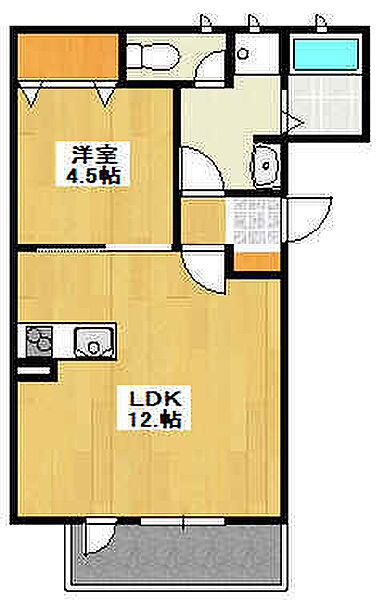 MISTRAL西延末I 203｜兵庫県姫路市西延末(賃貸アパート1LDK・2階・40.36㎡)の写真 その2