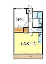 ビラージュ新野辺 105 ｜ 兵庫県加古川市別府町新野辺北町5丁目（賃貸アパート1LDK・1階・41.04㎡） その2