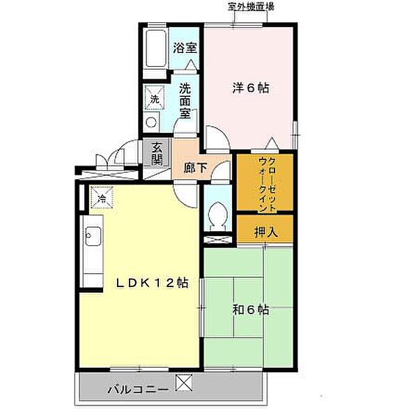 パークハイム壱番館　Ａ棟 301｜兵庫県三木市緑が丘町西5丁目(賃貸アパート2LDK・3階・56.00㎡)の写真 その2