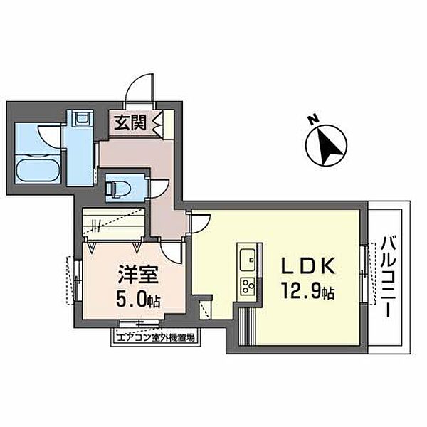 ルソレイユ 303｜兵庫県姫路市北条口4丁目(賃貸マンション1LDK・3階・47.86㎡)の写真 その2