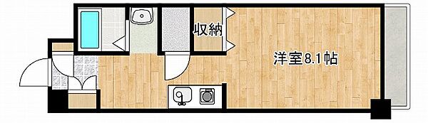 OZパレス 601｜兵庫県神戸市東灘区田中町1丁目(賃貸マンション1K・6階・25.91㎡)の写真 その2