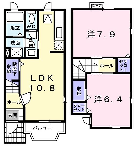 ロークアット 103｜兵庫県三木市自由が丘本町2丁目(賃貸テラスハウス2LDK・1階・60.24㎡)の写真 その2