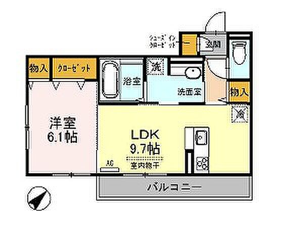 レヴァージュ 202｜兵庫県加古川市平岡町一色西2丁目(賃貸アパート1LDK・1階・42.32㎡)の写真 その2