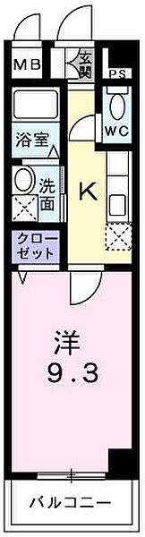 カーサイリーデ 203｜兵庫県神戸市垂水区福田2丁目(賃貸マンション1K・2階・30.20㎡)の写真 その2