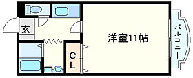 エクセルまつたに 403 ｜ 兵庫県明石市大久保町駅前1丁目（賃貸マンション1K・4階・33.60㎡） その2