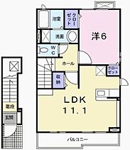 ブリーズ坂上 205 ｜ 兵庫県姫路市網干区坂上（賃貸アパート1LDK・2階・46.09㎡） その2