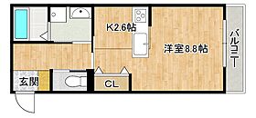 ヴェルデ六甲 201 ｜ 兵庫県神戸市灘区八幡町2丁目（賃貸アパート1K・2階・30.90㎡） その2