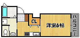 リープラス藤江 1B ｜ 兵庫県明石市藤江（賃貸アパート1K・1階・24.01㎡） その2