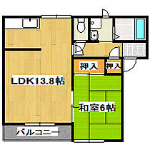 ファジーアドザックス B102 ｜ 兵庫県明石市魚住町住吉2丁目（賃貸アパート1LDK・1階・46.32㎡） その2