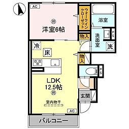 間取図画像 1LDK