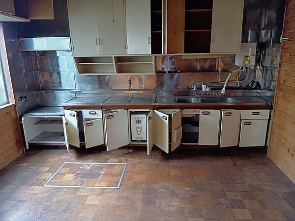 Beautiful mountainous landscape with colorful sky