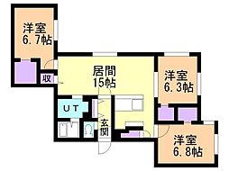札幌市営東西線 西28丁目駅 徒歩10分