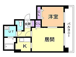 間取図画像 1LDK