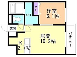 札幌市営東西線 発寒南駅 徒歩20分 4階/-