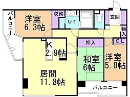 間取図画像 3LDK
