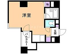 ライオンズシティ大通公園 ワンルームの間取図画像