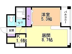 間取図画像 1LDK