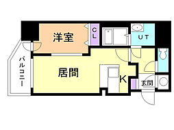 アルファタワー札幌南4条 8階1LDKの間取り