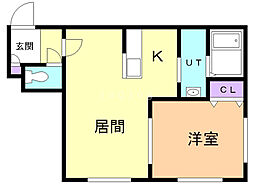 間取図画像 1LDK