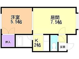 シーダーコート八軒 2階