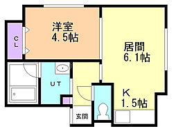 パルテール桑園2 1階