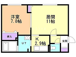 間取図画像 1LDK