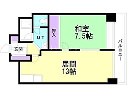 ハイデンス琴似 7階/716