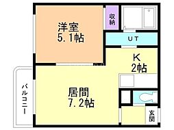 間取図画像 1LDK