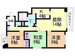 間取図画像 3LDK