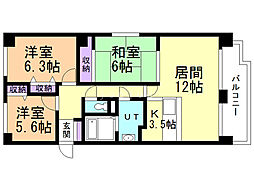 間取図画像 3LDK