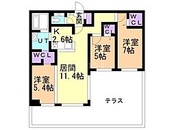 間取図画像 3LDK