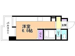 アヴィータ410 ワンルームの間取図画像