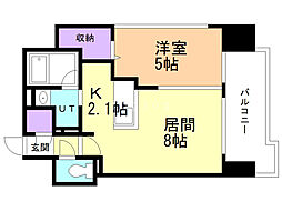 MODENAFINEST 1LDKの間取図画像