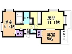 物件の間取り