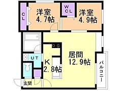 物件の間取り