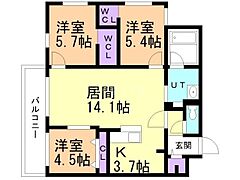 物件の間取り