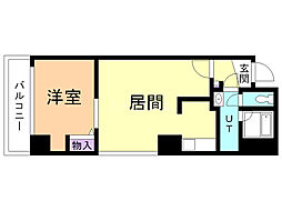 サッポロヒルズ 1LDKの間取図画像