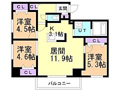 物件の間取り