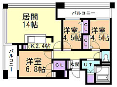 物件の間取り