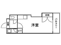 ル・フランセ・宮の森 ワンルームの間取図画像