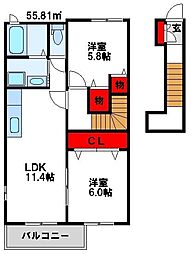 ドリームハウス 2階