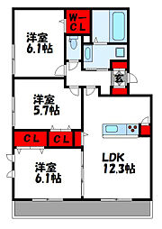 JR鹿児島本線 福間駅 徒歩9分 1階/-