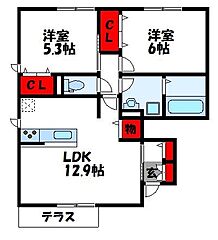 物件の間取り