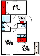 物件の間取り