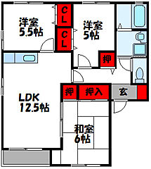 物件の間取り