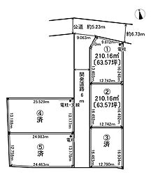 売土地 本巣市下真桑 5区画分譲地の土地画像