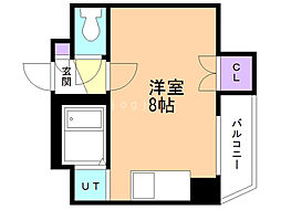 グランヴィレッジ本郷通1 ワンルームの間取図画像