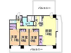 物件の間取り