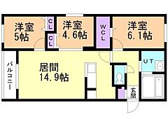 物件の間取り